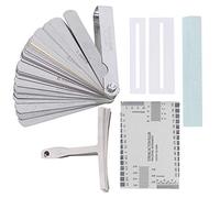Walfront Set di Strumenti per Chitarra Che Include Misuratore di Raggio Sander, Protezioni per Tastiera con Righello a Corda per Chitarra e Basso