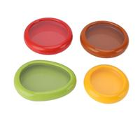 Walfront Spazio -Contenitore di Cuscinetti da Frutto Che Saluta Facilmente il Portiere Vegetariano, Promuovendo la Pulizia della Cucina [4pcs]