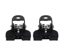 Walfront Staffa di Montaggio per Barra Luminosa a LED da 2 Pezzi, Morsetto Regolabile Universale in Metallo Senza Trapano per Auto SUV Camion ATV UTV, Manicotto di Protezione in Gomma da 180 Gradi