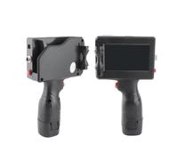 Walfront Stampante a Getto D'inchiostro Portatile, Schermo Touch HD da 4,3 Pollici, 600 Dpi, Altezza di Stampa Regolabile da 2 a 12,7 Mm, con Ingresso USB per Legno e plastica. (Spina UE CA 110-240 V)