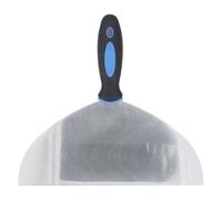 Walfront Strapponente in Acciaio Inossidabile Specchio di Vernice per Finitura a Specchio con Comoda Manico TPR PP per la Vernice per Carta Parati Decalli di (10 pollici)