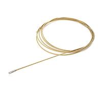 Walfront Strumento per Infilare Fili da 4 Mm a 3 Nuclei, Testa a Molla Resistente, Design a 360 Gradi, Ideale per Tubi Ad Angolo Retto e Fessure a Parete (Acciaio per molle 3)