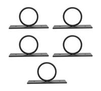 Walfront Supporti di Supporto per Corda Decorativa da 5 Pezzi, Accessori per Ganci in Acciaio Inossidabile 304, Installazione Semplice per Banchine e Giardini