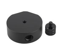 Walfront Supporto Adattatore per Treppiede Satellitare Universale in Lega di Alluminio, Mini Compatibile con 1/4-20 Filettatura Adattatori per Tubi della Maggior Parte delle Dimensioni, per