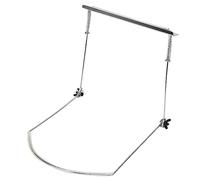 Walfront Supporto per Armonica a 24 Fori, Staffa per Collo Regolabile, Accessori in Metallo Leggero per Armoniche a 24 Fori e Musicisti (Argento 24 fori)