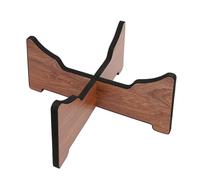 WALFRONT Supporto per Batteria Etereo in Legno con Spugna di Supporto Stabile per Visualizzazione Handpan e Staffa Pieghevole Portatile per Musicisti