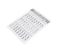 Walfront Tabella degli Accordi di Flauto Durevole Pratica di Diteggiatura Portatile Tabella degli Accordi Bianchi Poster Accessori per Strumenti Musicali per (Accordi di clarinetto (tromba))