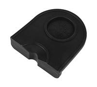 Walfront Tappetino in Silicone per Macinacaffè, Pad Antimanomissione Multi-Funzione Antiscivolo, Mat Pressatura caffè Espresso Resistente all'Usura(Nero)