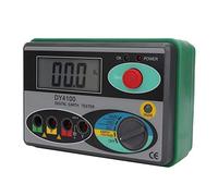 Walfront - Tester di Resistenza alla Terra, Megohmmetro, Misuratore di Terra, Display LCD, Schermo Digitale con Sacchetto (DY4100 Display Digitale)