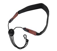 Walfront Tracolla per Sassofono Regolabile di qualità in Pelle Morbida e Imbottita Accessorio per Strumenti Musicali con Gancio in Metallo per Sassofono, Corno