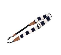 Walfront Tracolla per Ukulele Senza Trapano Morsetto a Doppio Gancio Regolabile Sulla Tracolla per Ukulele Cintura in Cotone per Comoda Adatta per Strumenti a Corda (Blu Reale)