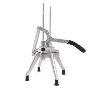 Walfront Tritaverdure e Frutta Manuale con 4 Lame, Set per Cubettare da | Telaio in Acciaio Inox e Lega di Alluminio per Impieghi Gravosi, Maniglia a Pressione Verso il Basso Che Riduce lo Sforzo,