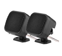 Walfront Tweeter per Auto, Altoparlante Quadrato in Plastica Altoparlanti per Auto Compatti da 500 W con Fori per Viti Integrati, Suono Chiaro Facile Installazione per la Maggior Parte delle