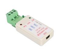 Walfront USB to CAN Adattatore, Convertitore PVC | Supporto CAN2.0A/B, salvataggio configurazione, conversione esadecimale-decimale, monitoraggio stato bus, debug e analisi