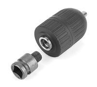 Walfront Walfront Keyless Drill Chuck Adapter con Chuck 1/2 Pollice per la Conversione della Chiave a Impatto 2-13 Mm Range di Serraggio Affari Affidabile Strumento