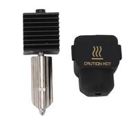 Walfront Walfront Kit Hotend con Ugello da 0,4 Mm in Acciaio Inossidabile con Blocco Riscaldante in Ottone Placcato Ni per Mini Stampanti Stampa Ad Alta Temperatura Fino a 608 ° F e Ugelli Rimovibili