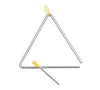 WALFRONT WALFRONT Strumento Musicale a Forma di Martello in Metallo con Campana Triangolare in Acciaio per Bambini, Migliora il Ritmo e la Coordinazione, Strumento Educativo Portatile per lo