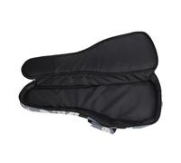 Walfront Zaino per Ukulele con Motivo Ibisco Hawaiano, Borsa per Ukulele Imbottita con Cinghie Regolabili per da e Strumenti a Corda (21 pollici)