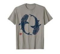 Walhaie con Tradizionale Kanji Giapponese Maglietta