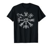 Walhalla Corvo Odin Vegvisir - Bussola nordica vichinga Maglietta