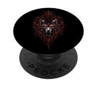 Walhalla Wolf Odin Runenkkreis Mitologia nordica vichinga PopSockets PopGrip Adesivo