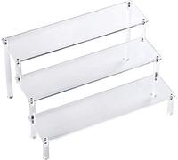 Walhome Espositore in Acrilico per Personaggi Funko Pops Amiibo, Grande espositore a 3 Strati per Figure Pop, Cupcake, Rossetto, Smalto per Unghie, Condimento (20 cm)