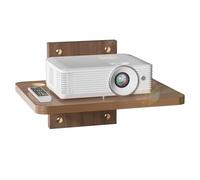 WALI 1 ripiano per TV galleggiante a 1 livello, per lettori DVD, router, console di gioco, scatole per cavi, accessori per la decorazione del soggiorno, mensole da parete fino a 10 kg (CS201N), 1