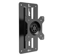 WALI Supporto da parete per monitor singolo, regolabile in altezza per monitor da 17-32", fino a 8 kg, adatto a 1 schermo con fori di montaggio massimi 100 x 100 mm (1732LM), nero