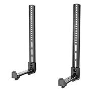 WALI Supporto universale per soundbar, regolabile, per Samsung, Bose, Sonos, LG, Vizio e la maggior parte delle soundbar da 50 a 114 cm di larghezza, si estende da 1,6 a 7,2 pollici, supporta 15 kg,