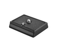 Walimex 12166 - Piastra a sgancio rapido universale FT-001P 44200", compatibile ad esempio con Manfrotto MA200 PL-14, 52 x 42 x 10 mm, alluminio con rivestimento in gomma