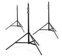 Walimex 17698 6 kg Nero Alluminio 9,8 cm 25,6 cm 2,17 kg Light Stand WT-806 Set
