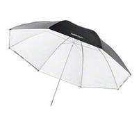 walimex Ombrello traslucido e riflesso 2 in 1 bianco, 109 cm
