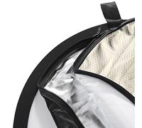 Walimex 5-in-1 Faltreflektor Set (150 x 200 cm) wavy gold/silber/schwarz/weiß