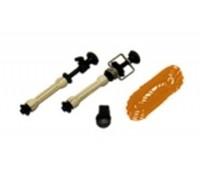 Walimex kit fissaggio sfondo con catena e peso, arancione Background 12493