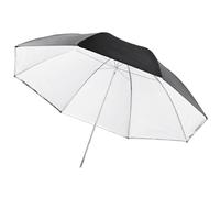 walimex Ombrello traslucido e riflesso 2 in 1 bianco, 109 cm