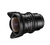 Walimex Pro 12 mm 1:3,1 Fish-Eye - Obiettivo DSLR per baionetta Pentax K, nero (messa a fuoco manuale, per sensore di formato completo, IF, con paraluce rimovibile, regolazione dell'apertura senza livelli preimpostati)