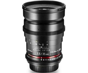 Walimex Pro 35mm f/1.5 VDSLR Sony attacco A