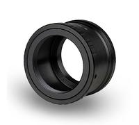 Walimex pro Adattatore T2 compatibile con Canon M - 60 x 40 x 40 mm - Anello adattatore con messa a fuoco manuale, per collegamento obiettivi EOS M, M2, M3, M5, M100, M200, M50 Mark II