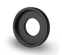 Walimex pro Adattatore T2 per C-Mount - Anello adattatore con messa a fuoco manuale, facile da usare, anello di collegamento dell'obiettivo