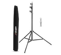 Walimex pro AIR 290 Deluxe stativo per lampada 290 cm - stativo con sospensione pneumatica, altezza massima 290 cm, capacità di carico 7 kg, stabile e versatile