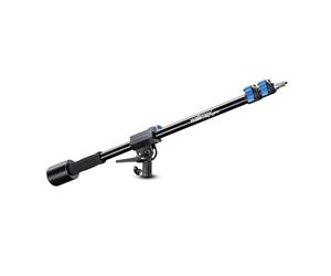 Walimex Pro Boom (contrappeso 70-183 cm, braccio, braccio di estensione, testa girevole, braccio in alluminio con 3 sezioni, altezza e lunghezza regolabili, capacità di carico da 2 a 5 kg), nero