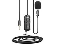 walimex pro Boya M1 Pro Microfono Lavalier a Clip, 65 Hz - 18 kHz, con Jack per Videocamere, Smartphone, PC e Registratori