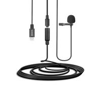 Walimex pro Boya M2 - Microfono per iOS - piccolo e potente 50 Hz - 20 kHz per dispositivi iOS - Cavo adattatore Lightning adatto anche per digitalizzare