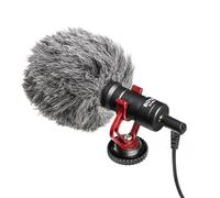 walimex pro Boya MM1 Microfono Shotgun Compatto Cardioide per Videocamera, Smartphone e PC con Jack 3,5 mm, 35 Hz - 18 kHz