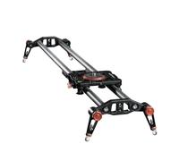 Walimex Pro Carbon Video Slider Pro (50 cm, movimenti fluidi della fotocamera, inclusa borsa per il trasporto e livella) nero