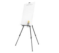 Walimex pro cavalletto XXL 62-205 cm, alluminio I cavalletto da studio ideale, cavalletto da tavolo e cavalletto da campo I per tele fino a HxP: 150x4 cm
