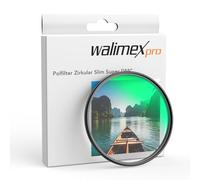 Walimex pro Filtro polarizzatore circolare Slim Super DMC 55 mm, rivestimento a 18 strati, CPL con montatura slim 4,6 mm, per obiettivo macchina fotografica, riduce i riflessi e intensifica i colori