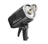 Walimex pro Flash a batteria Flash2Go 600 TTL per studio fotografico, 600 Ws di potenza, batteria da 8.700mAh fino a 500 scatti, 2,4GHz, luce a LED
