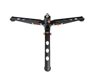 Walimex Pro Ground Rocker GR230 - Supporto da pavimento, inclinabile, girevole a 360°, con testa sferica, portata 18 kg, ragno per monopiede Tripod, grande superficie di appoggio 50 cm