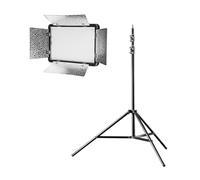 walimex pro LED Versalight 500 Daylight Set - composto da luce a pannello e treppiede per lampada fino a 260 cm